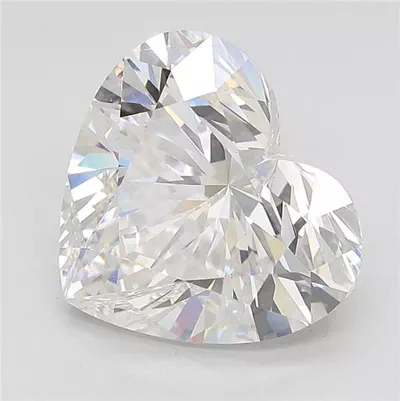 5.55ct F VS1 Rare Carat Ideal Cut Heart Lab Grown Diamond
