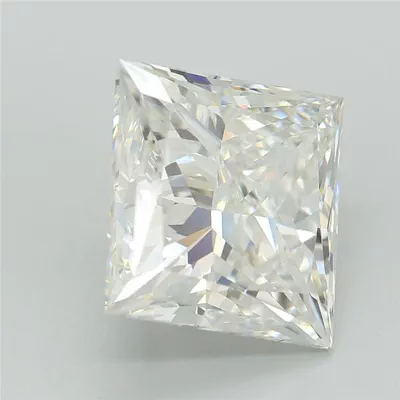 3.80ct F VVS2 Rare Carat Ideal Cut Princess Lab Grown Diamond