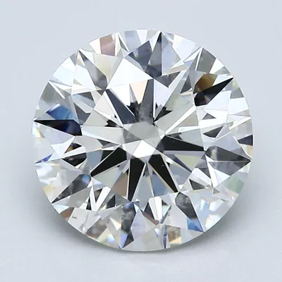 3.61ct I SI1 Rare Carat Ideal Cut Round Diamond