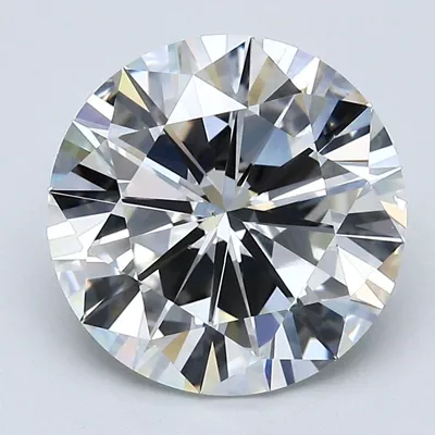 4.01ct H VS2 Good Cut Round Diamond