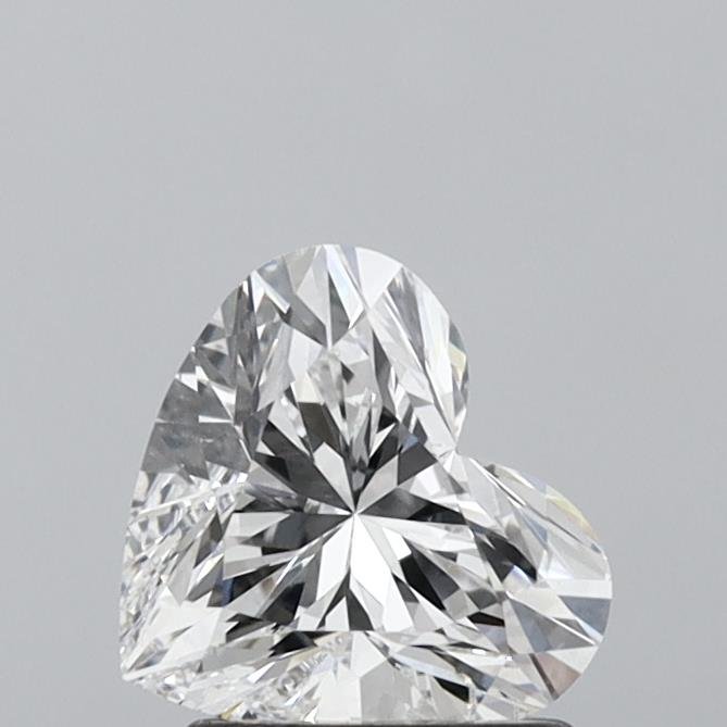 1.47ct E VS2 Rare Carat Ideal Cut Heart Lab Grown Diamond