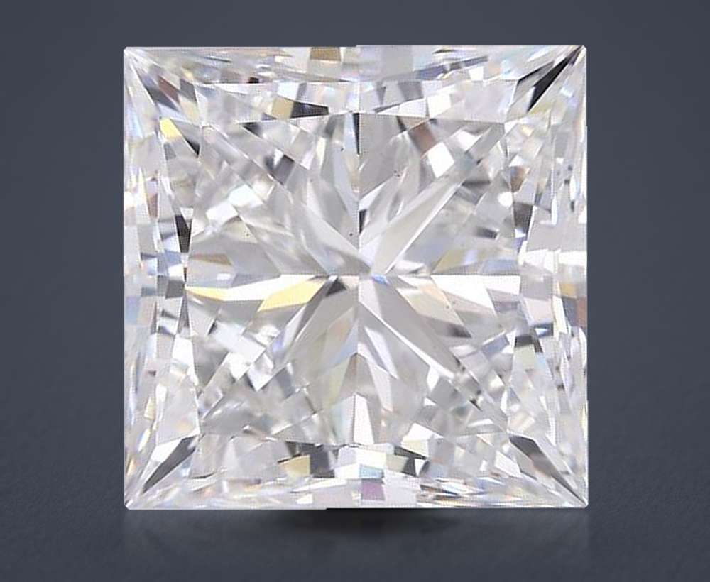 16.05ct F VS1 Rare Carat Ideal Cut Princess Lab Grown Diamond
