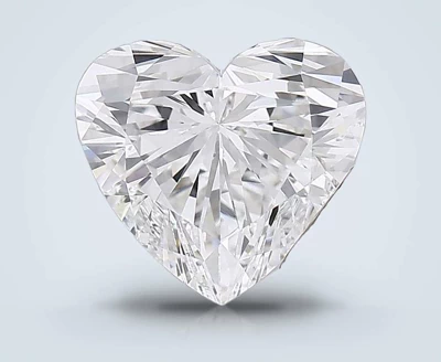 6.08ct E VVS2 Rare Carat Ideal Cut Heart Lab Grown Diamond
