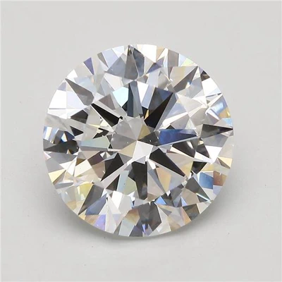 6.99ct F VS2 Excellent Cut Round Lab Grown Diamond