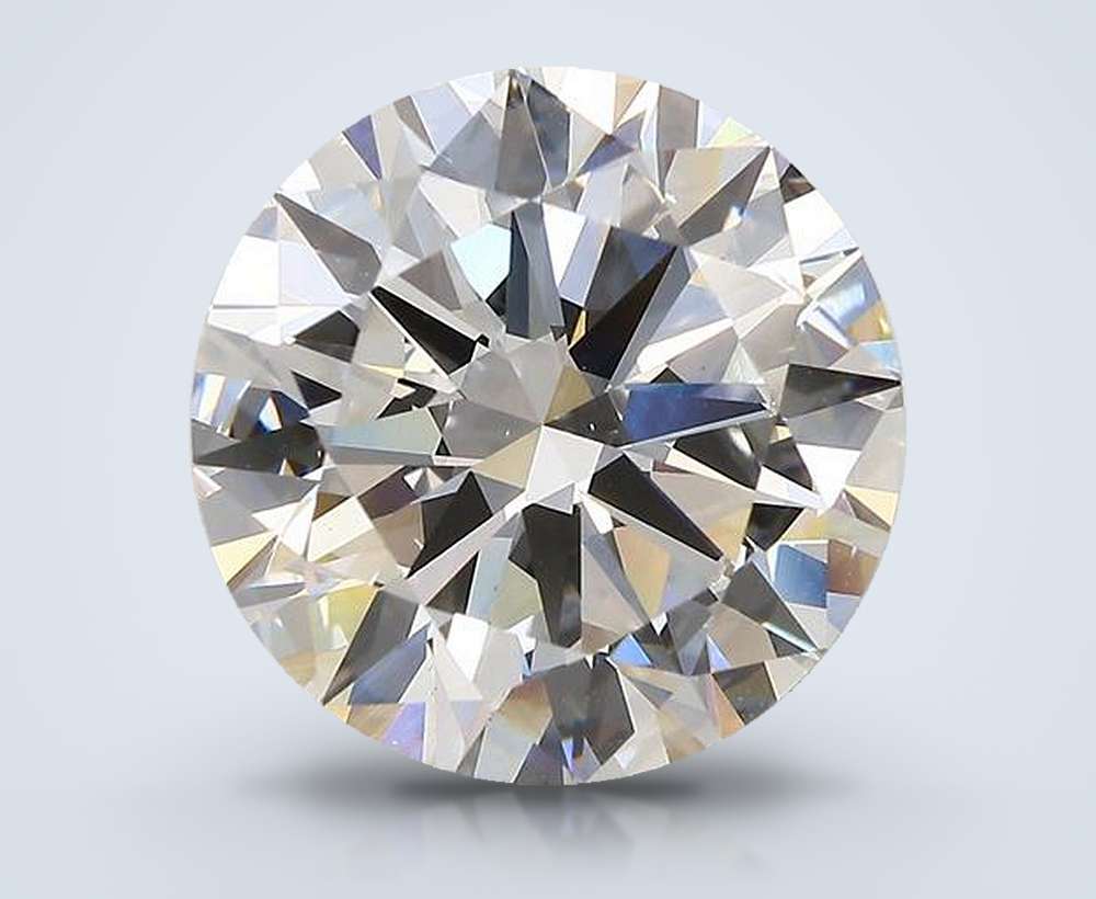 6.99ct F VS2 Excellent Cut Round Lab Grown Diamond