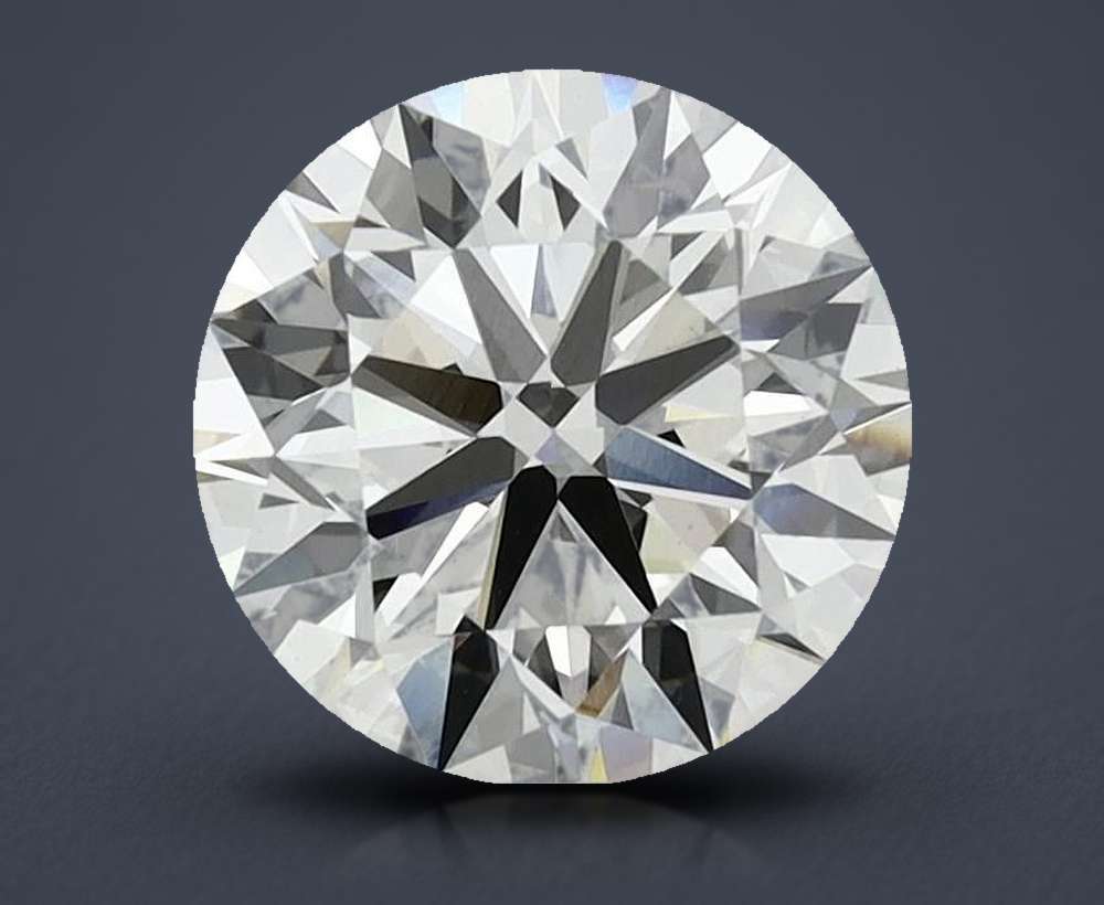 3.18ct H VVS2 Ideal Cut Round Lab Grown Diamond