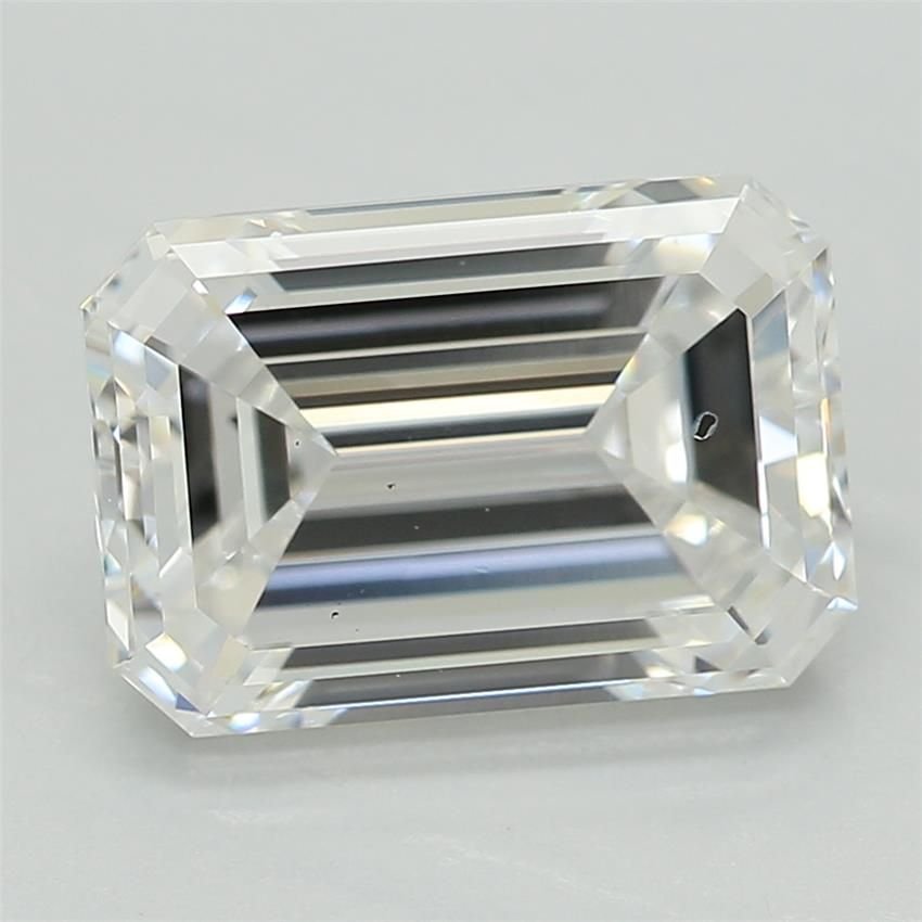 2.04ct D VS2 Very Good Cut Emerald Lab Grown Diamond
