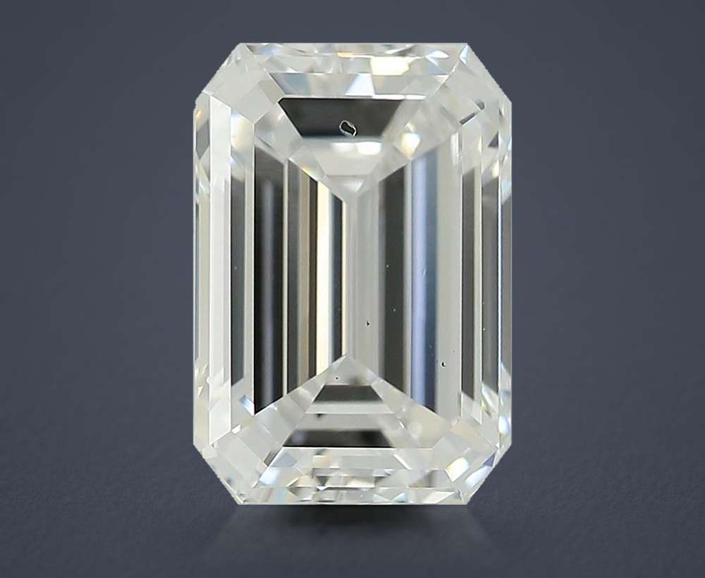 2.04ct D VS2 Very Good Cut Emerald Lab Grown Diamond