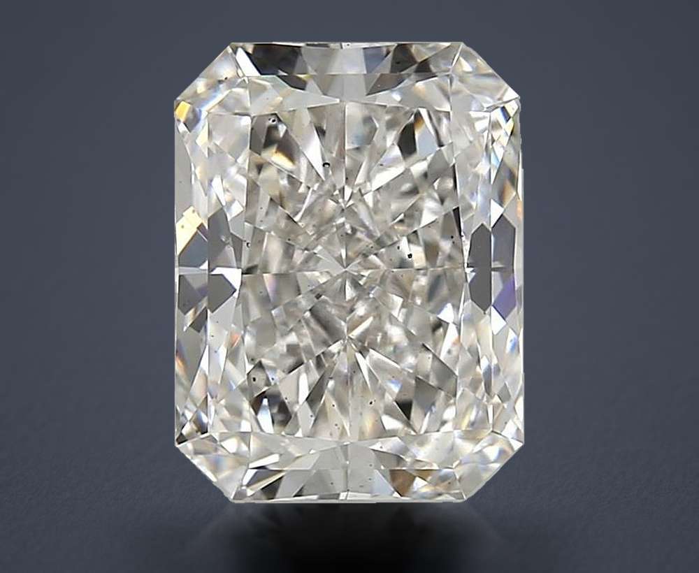 3.06ct G SI1 Rare Carat Ideal Cut Radiant Lab Grown Diamond