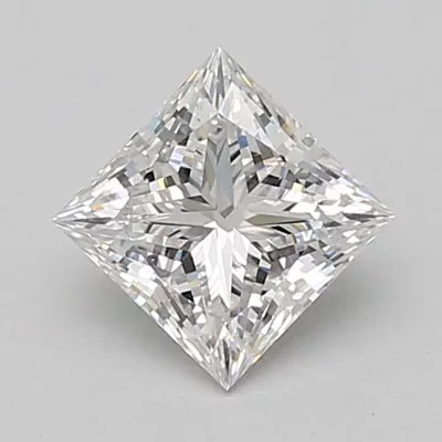1.02ct E VS1 Rare Carat Ideal Cut Princess Lab Grown Diamond