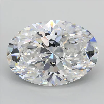 4.08ct D VS1 Rare Carat Ideal Cut Oval Lab Grown Diamond