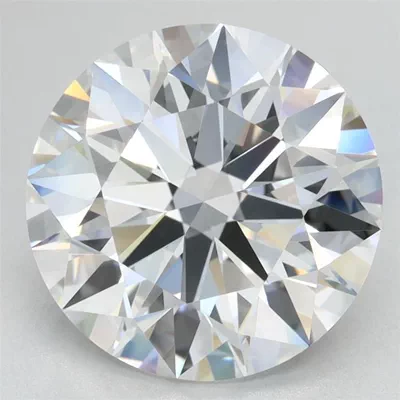 3.65ct D VVS2 Rare Carat Ideal Cut Round Lab Grown Diamond