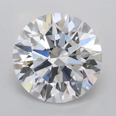 2.56ct D VVS2 Rare Carat Ideal Cut Round Lab Grown Diamond