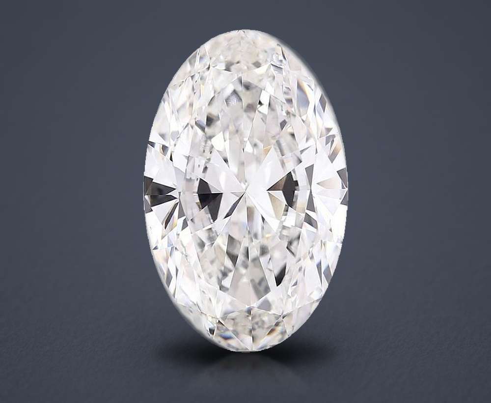 14.03ct F VVS2 Rare Carat Ideal Cut Oval Lab Grown Diamond