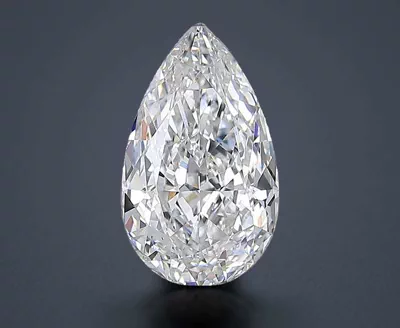 15.07ct F VS2 Very Good Cut Pear Lab Grown Diamond