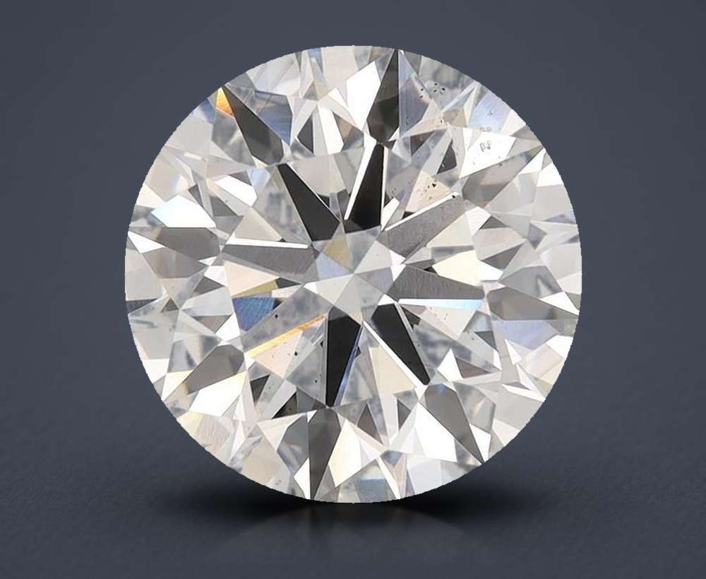 5.01ct F SI1 Rare Carat Ideal Cut Round Lab Grown Diamond