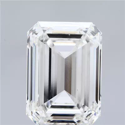 20.07ct G VS2 Rare Carat Ideal Cut Emerald Lab Grown Diamond