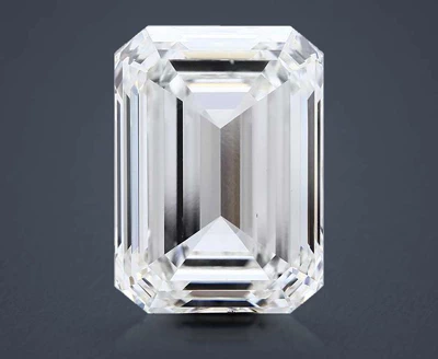 20.07ct G VS2 Rare Carat Ideal Cut Emerald Lab Grown Diamond