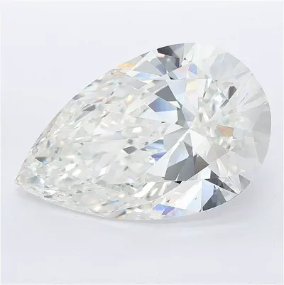 14.06ct F VVS2 Rare Carat Ideal Cut Pear Lab Grown Diamond