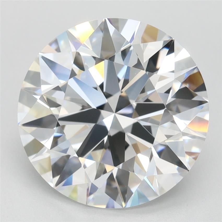 3.68ct D IF Rare Carat Ideal Cut Round Lab Grown Diamond