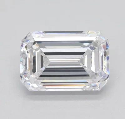 1.04ct D VVS2 Rare Carat Ideal Cut Emerald Lab Grown Diamond