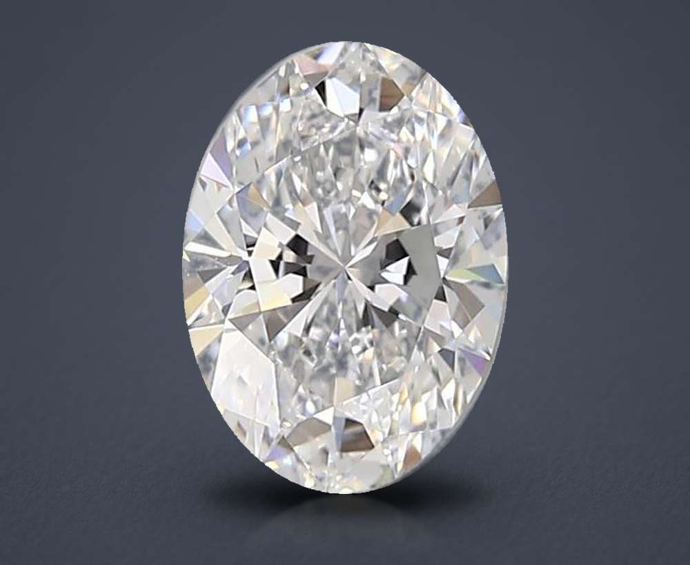 1.52ct D VVS2 Rare Carat Ideal Cut Oval Lab Grown Diamond