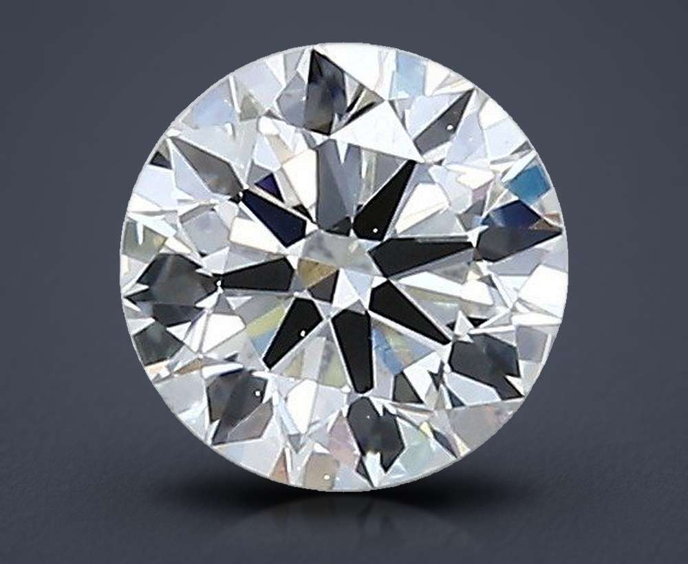 0.63ct I VS2 Rare Carat Ideal Cut Round Diamond