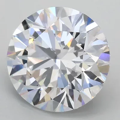 2.09ct D VVS2 Rare Carat Ideal Cut Round Lab Grown Diamond