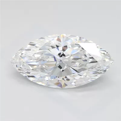 2.30ct D IF Very Good Cut Marquise Lab Grown Diamond