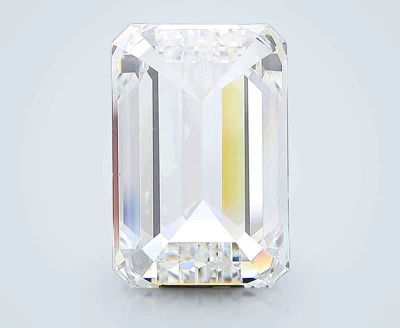 16.59ct F VS2 Rare Carat Ideal Cut Emerald Lab Grown Diamond