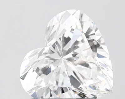 1.67ct F VS2 Very Good Cut Heart Lab Grown Diamond