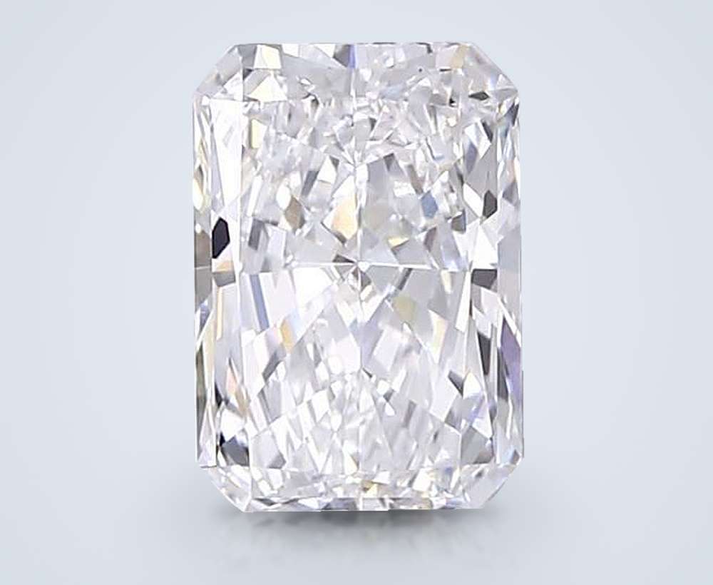 7.02ct E VVS2 Rare Carat Ideal Cut Radiant Lab Grown Diamond