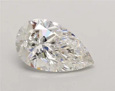 3.01ct F VS1 Rare Carat Ideal Cut Pear Lab Grown Diamond