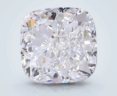 2.37ct D VVS2 Rare Carat Ideal Cut Cushion Lab Grown Diamond