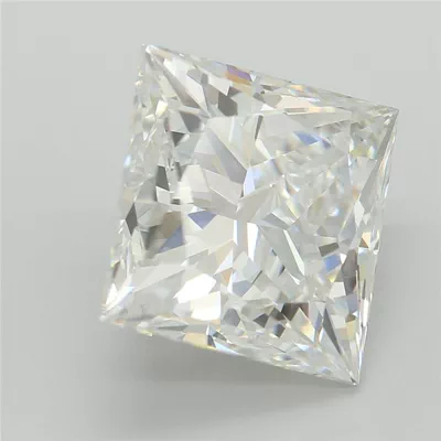 5.02ct E VVS2 Rare Carat Ideal Cut Princess Lab Grown Diamond