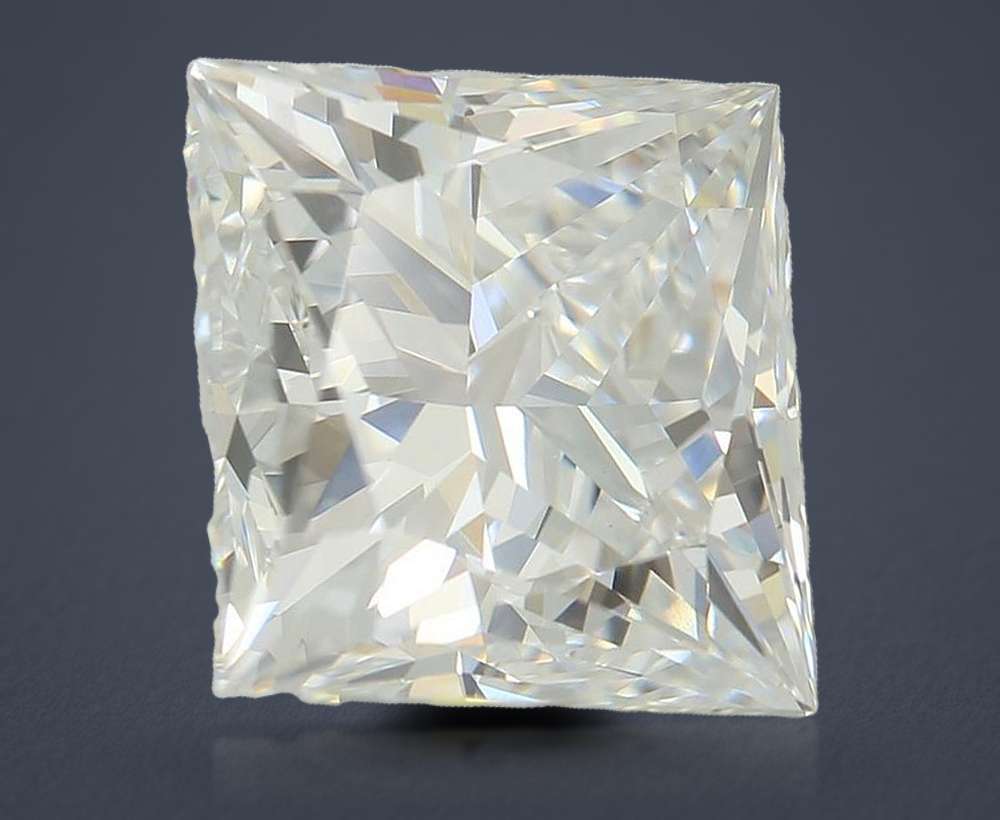 5.02ct E VVS2 Rare Carat Ideal Cut Princess Lab Grown Diamond