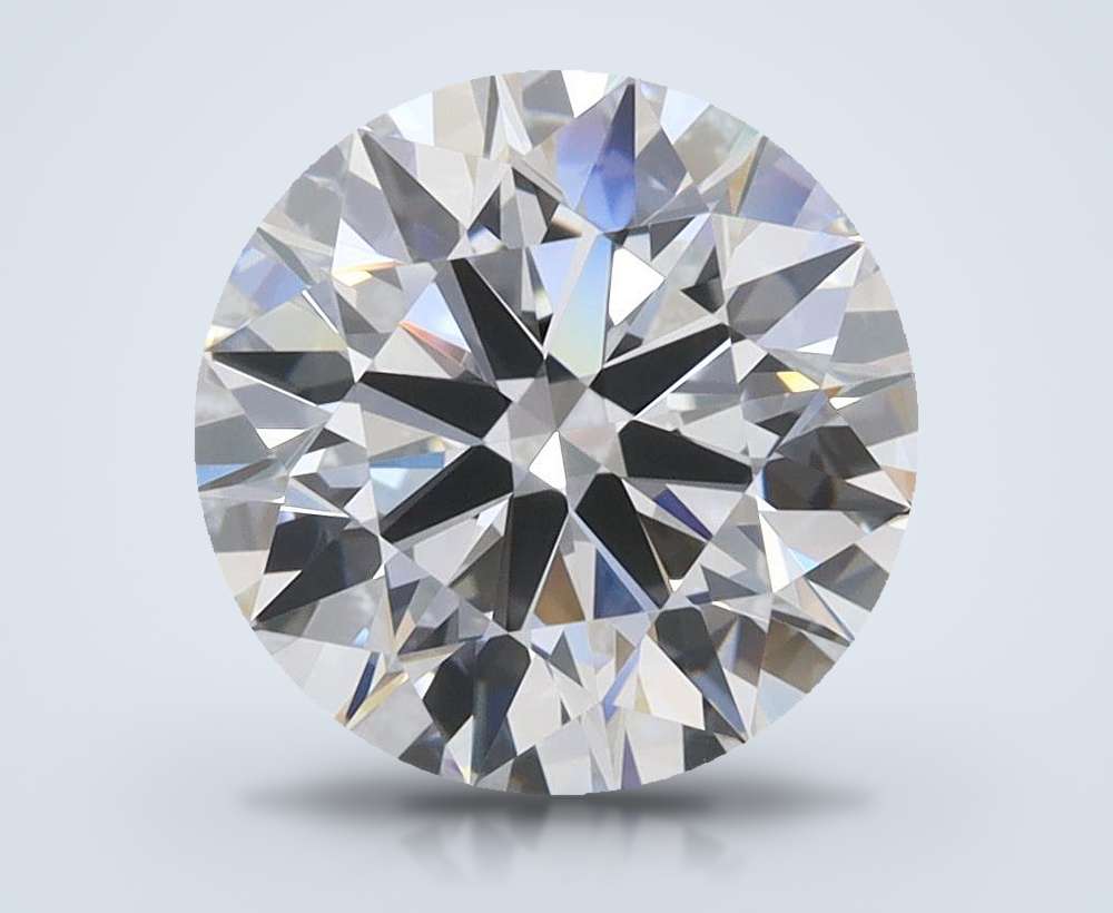 2.89ct D FL Rare Carat Ideal Cut Round Lab Grown Diamond