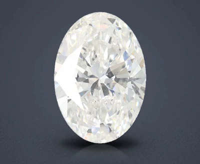 4.06ct F VS1 Rare Carat Ideal Cut Oval Lab Grown Diamond