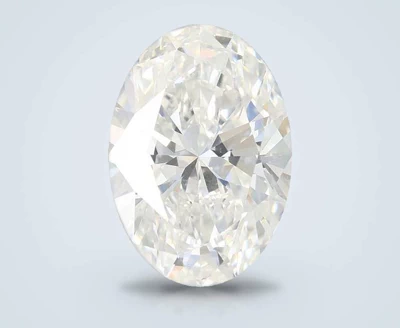 4.06ct F VS1 Rare Carat Ideal Cut Oval Lab Grown Diamond