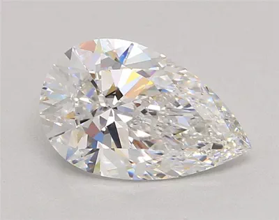 2.54ct E VVS2 Rare Carat Ideal Cut Pear Lab Grown Diamond