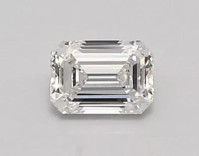 0.67ct D VS2 Rare Carat Ideal Cut Emerald Lab Grown Diamond