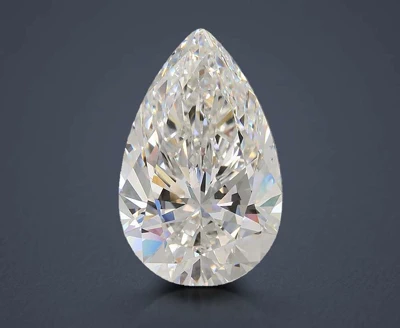 15.08ct F VS1 Rare Carat Ideal Cut Pear Lab Grown Diamond
