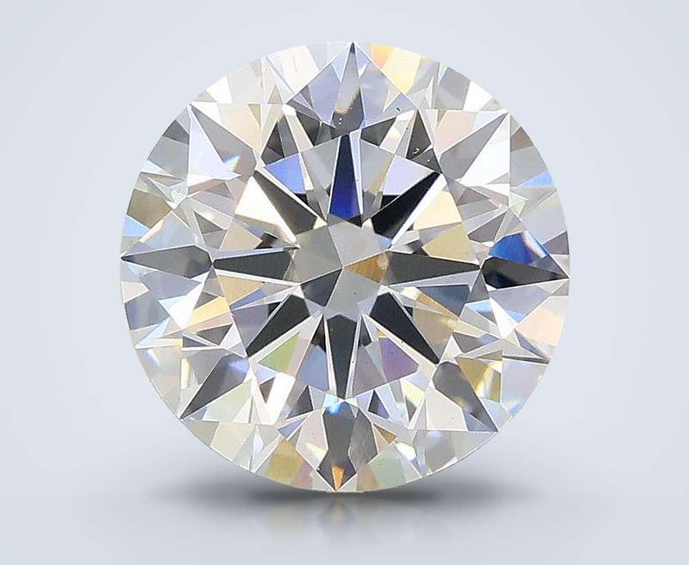 2.57ct F VS1 Rare Carat Ideal Cut Round Lab Grown Diamond