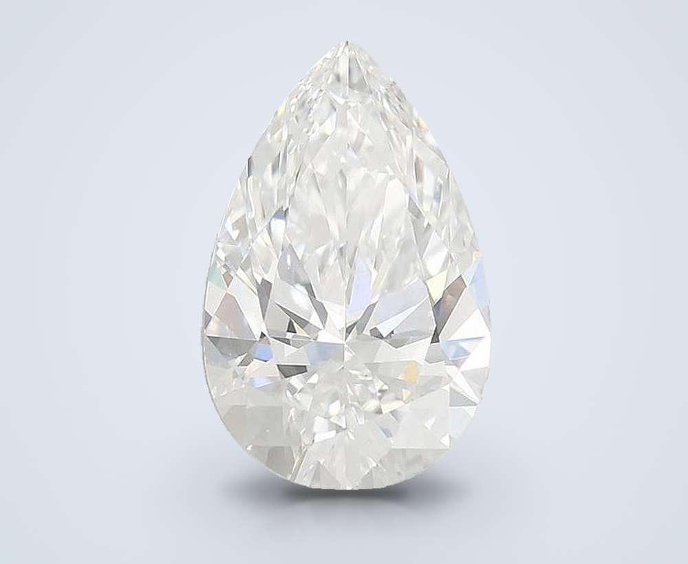 1.58ct E VS1 Rare Carat Ideal Cut Pear Lab Grown Diamond