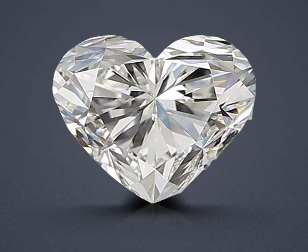 1.01ct G VVS2 Excellent Cut Heart Diamond