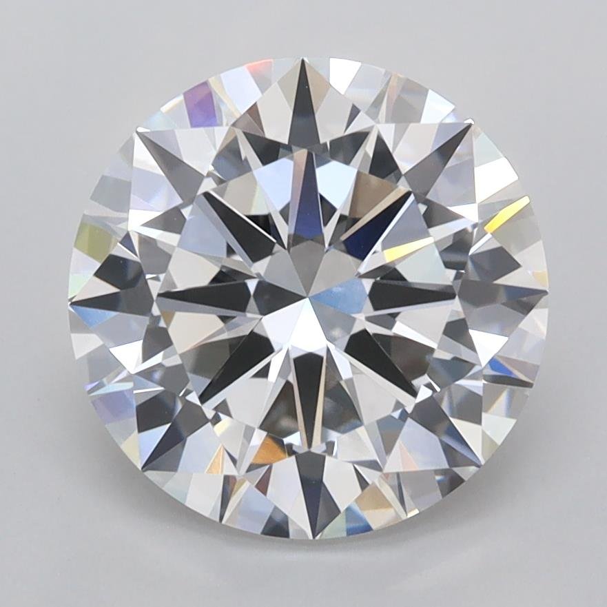 3.01ct E VVS1 Excellent Cut Round Lab Grown Diamond