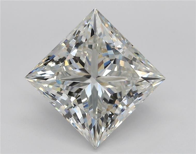 5.08ct F VS1 Rare Carat Ideal Cut Princess Lab Grown Diamond