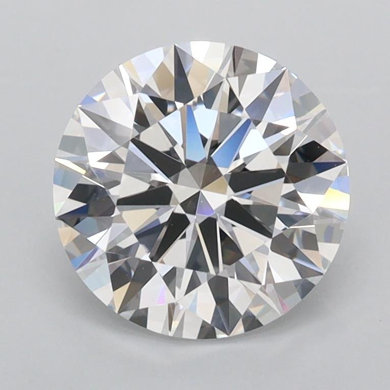 2.00ct D FL Rare Carat Ideal Cut Round Lab Grown Diamond