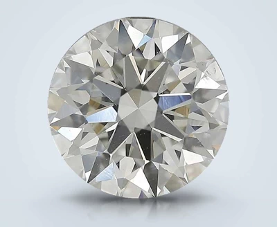 5.12ct J SI2 Rare Carat Ideal Cut Round Diamond