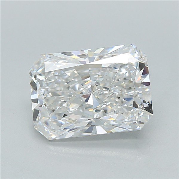 2.52ct E VVS2 Rare Carat Ideal Cut Radiant Lab Grown Diamond